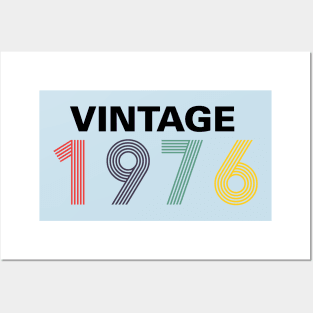 Vintage 1976 Birthday Gift Posters and Art